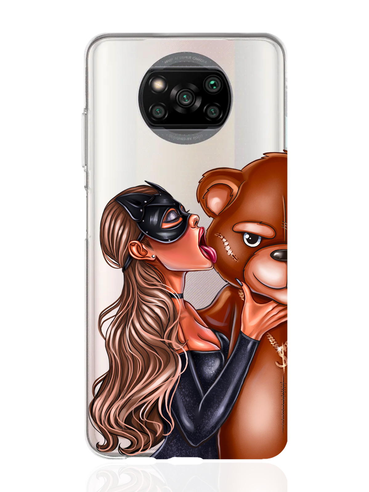 Чехол MustHaveCase для Xiaomi Poco X3 Кошечка русая и мишка прозрачный, Прозрачный;черный;коричневый, Xiaomi Poco X3 Кошечка русая и мишка
Чехол MustHaveCase для Xiaomi Poco X3 Кошечка русая и мишка прозрачный, Прозрачный;черный;коричневый, Xiaomi Poco X3 Кошечка русая и мишка