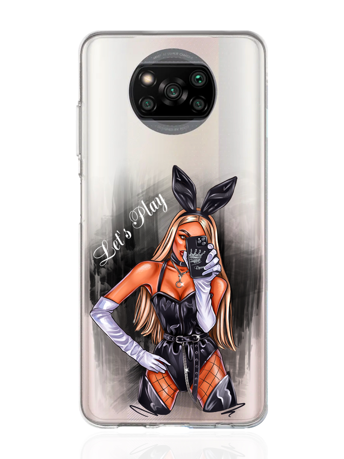 Чехол MustHaveCase для Xiaomi Poco X3 Игривая зайка Let's Play прозрачный, Прозрачный;черный, Xiaomi Poco X3 Игривая зайка Let's Play
Чехол MustHaveCase для Xiaomi Poco X3 Игривая зайка Let's Play прозрачный, Прозрачный;черный, Xiaomi Poco X3 Игривая зайка Let's Play