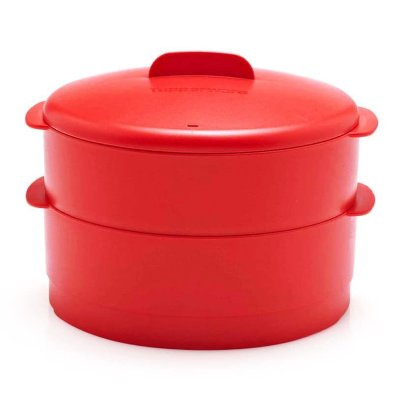 Пароварка 2-х ярусная красная Tupperware Овощи, мясо, булки на пару, Красный, приготовление
Пароварка 2-х ярусная красная Tupperware Овощи, мясо, булки на пару, Красный, приготовление