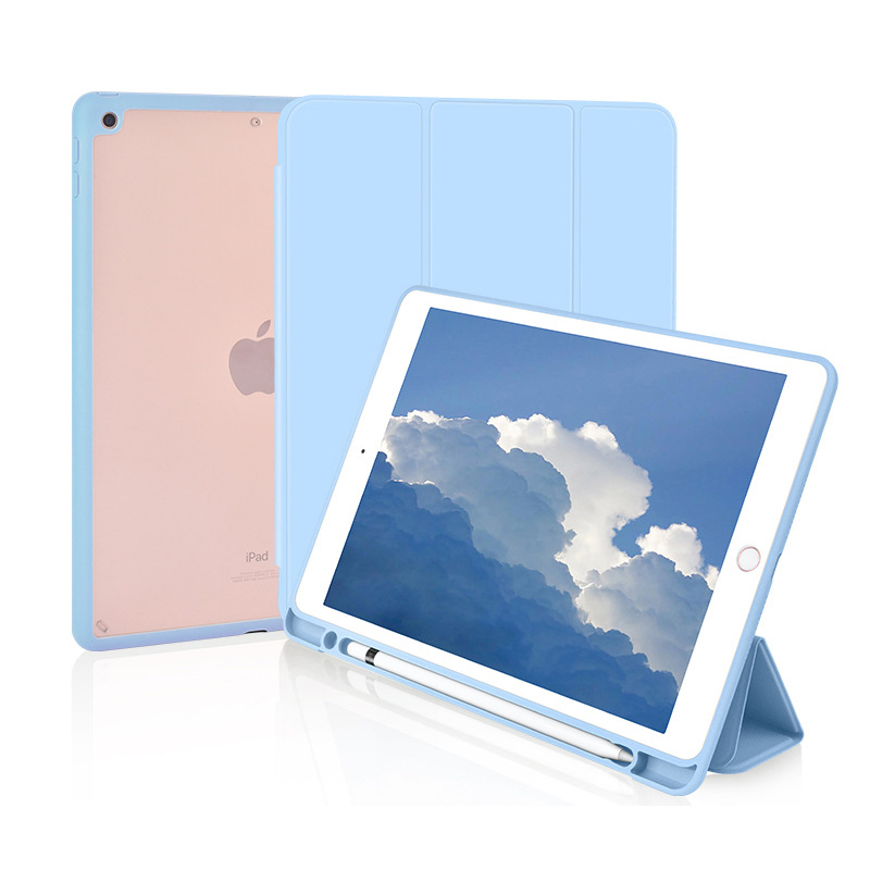 фото Чехол-обложка для apple ipad 7/ipad 8/ipad 9 10.2" голубой slimcase