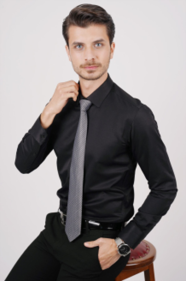 Рубашка мужская Etikmen 227 черная 2XL (доставка из-за рубежа), Черный, 227
Рубашка мужская Etikmen 227 черная 2XL (доставка из-за рубежа), Черный, 227