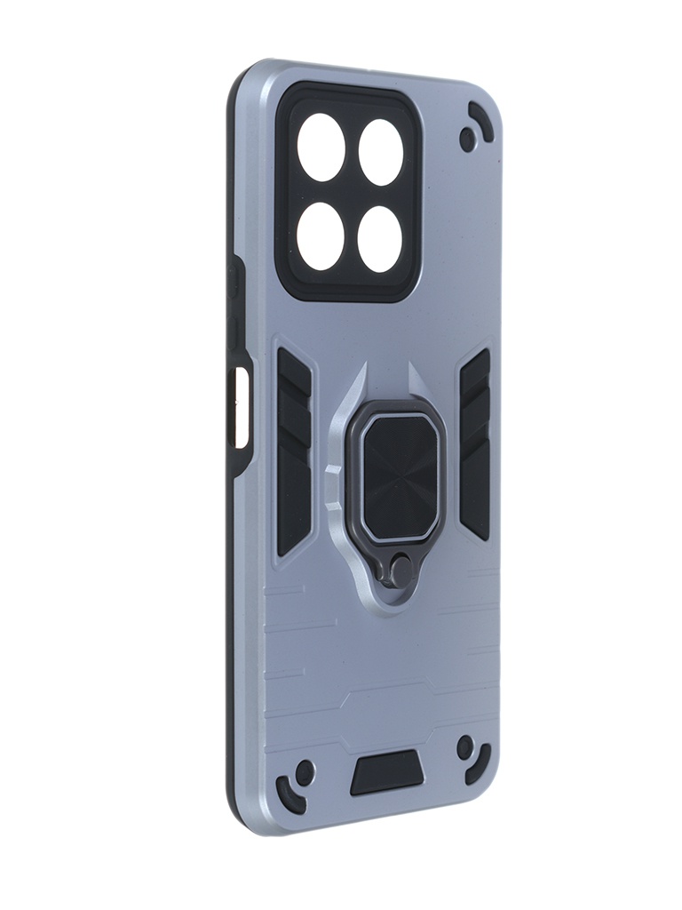 Чехол DF для Honor X8a с магнитом и кольцом Silver hwArmor-02, Серебристый, Honor X8a
Чехол DF для Honor X8a с магнитом и кольцом Silver hwArmor-02, Серебристый, Honor X8a