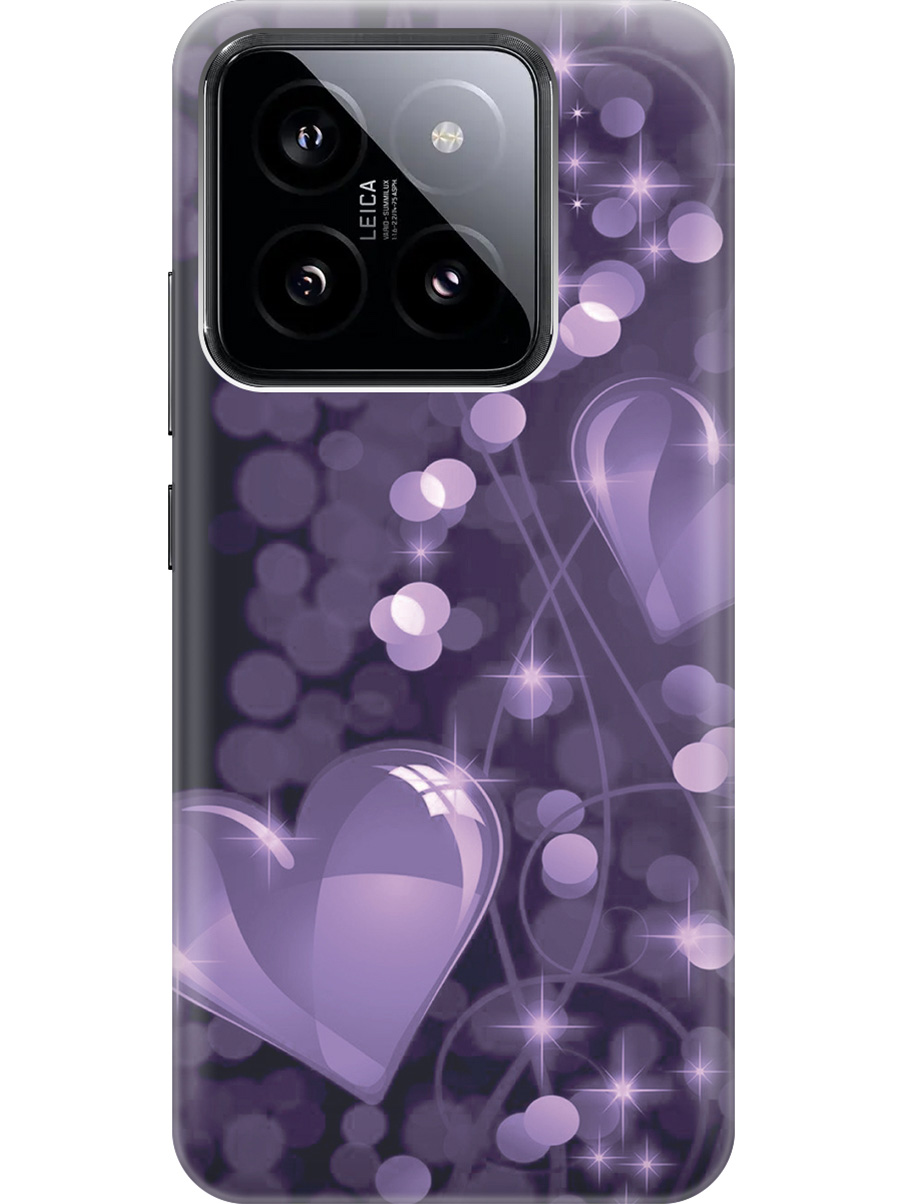 Силиконовый чехол на Xiaomi 14 с рисунком "Любовь в фиолетовом цвете", Фиолетовый;черный, 20012082
Силиконовый чехол на Xiaomi 14 с рисунком "Любовь в фиолетовом цвете", Фиолетовый;черный, 20012082