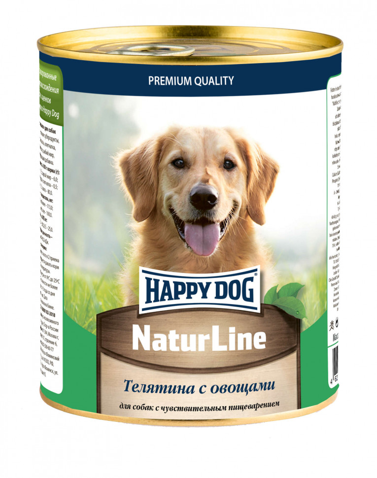 Happy Dog Консервы для собак с чувствительным пищеварением, телятина и овощи, 970 г, 6 шт, Телятина и овощи
Happy Dog Консервы для собак с чувствительным пищеварением, телятина и овощи, 970 г, 6 шт, Телятина и овощи