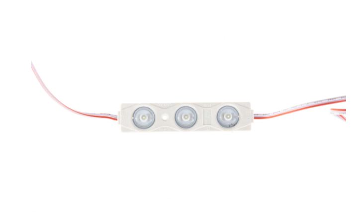 Светодиодный модуль линзованный, SMD 2835, 3 LED, 12 В, 1.5 Вт, 160, IP67, (13000 К), ML-SMD2835-3LED-1,5W-12V-IP67-160°
Светодиодный модуль линзованный, SMD 2835, 3 LED, 12 В, 1.5 Вт, 160, IP67, (13000 К), ML-SMD2835-3LED-1,5W-12V-IP67-160°
