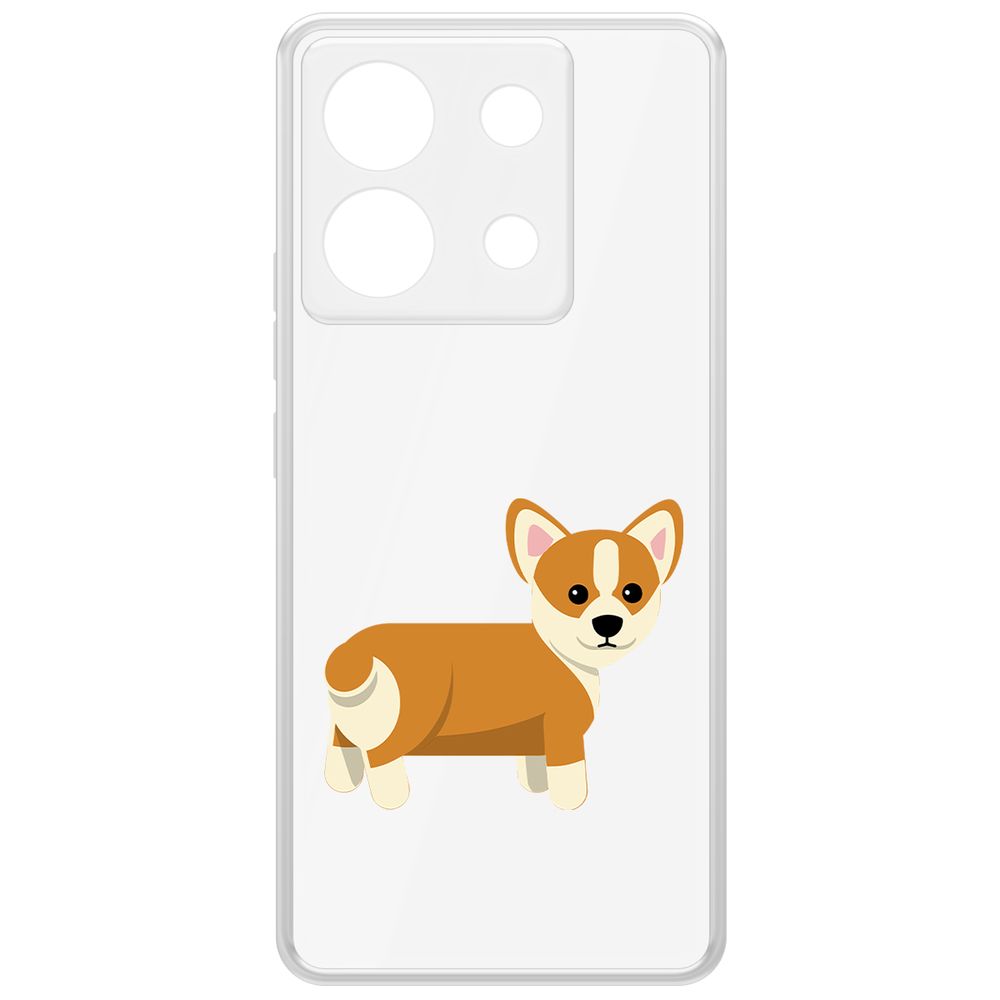 Чехол-накладка Krutoff Clear Case Рисованный корги вид 1 для Xiaomi Poco X6, Прозрачный
Чехол-накладка Krutoff Clear Case Рисованный корги вид 1 для Xiaomi Poco X6, Прозрачный