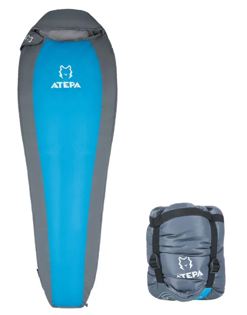 Спальный мешок туристический Atepa AS2002 COMPACT 1000 0 С 215х75х50, голубой, правый, Голубой;серый, Campact 1000
Спальный мешок туристический Atepa AS2002 COMPACT 1000 0 С 215х75х50, голубой, правый, Голубой;серый, Campact 1000