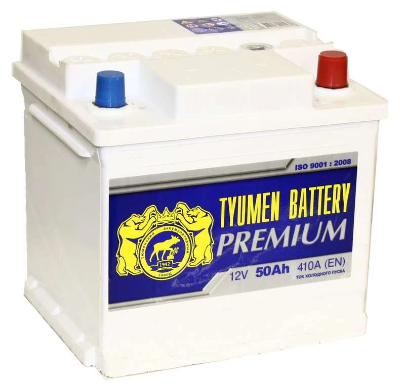Аккумулятор легковой Tyumen Battery Premium 50 а/ч 410А Обратная полярность (арт. 6CT50L0_
Аккумулятор легковой Tyumen Battery Premium 50 а/ч 410А Обратная полярность (арт. 6CT50L0_