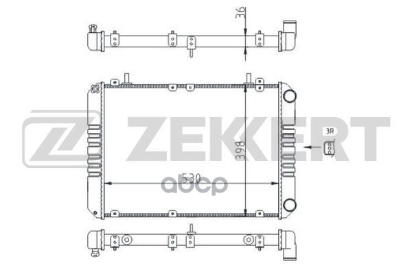 Радиатор Охлаждения Двигателя Gazelle 3302 99- 2705 99- 3221 99- 33025 09- Zekkert арт.
Радиатор Охлаждения Двигателя Gazelle 3302 99- 2705 99- 3221 99- 33025 09- Zekkert арт.