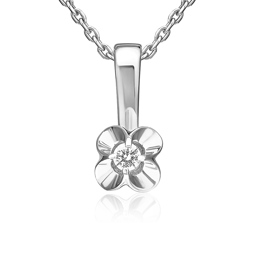 Кулон из белого золота PLATINA jewelry 03-3523-00-101-1120, бриллиант, 03-3523-00-101-1120
Кулон из белого золота PLATINA jewelry 03-3523-00-101-1120, бриллиант, 03-3523-00-101-1120