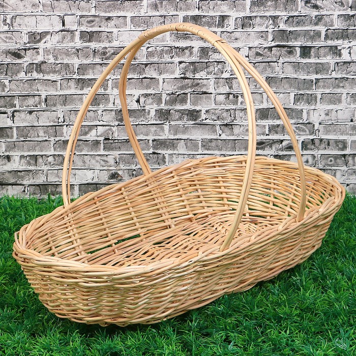 Корзина «Продуктовая», дно=19х39, Dверх: 44x26 см, H=7/31 см, ручное плетение, лоза, Бежевый
Корзина «Продуктовая», дно=19х39, Dверх: 44x26 см, H=7/31 см, ручное плетение, лоза, Бежевый