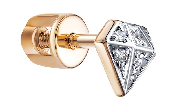 Моносерьга из красного золота с бриллиантом Vesna jewelry 41410-151-01-01, 41410-151-01-01
Моносерьга из красного золота с бриллиантом Vesna jewelry 41410-151-01-01, 41410-151-01-01