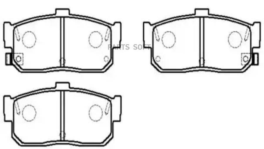 Колодки тормозные дисковые NISSAN: ALTIMA 92.6-, MAXIMA 94.2-, G20 90.7- 1шт HSB HP8323
Колодки тормозные дисковые NISSAN: ALTIMA 92.6-, MAXIMA 94.2-, G20 90.7- 1шт HSB HP8323