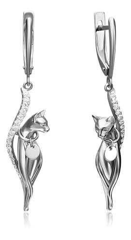 Серьги из белого золота с фианитом PLATINA jewelry 02-4396-00-401-1120-48, 02-4396-00-401-1120-48
Серьги из белого золота с фианитом PLATINA jewelry 02-4396-00-401-1120-48, 02-4396-00-401-1120-48
