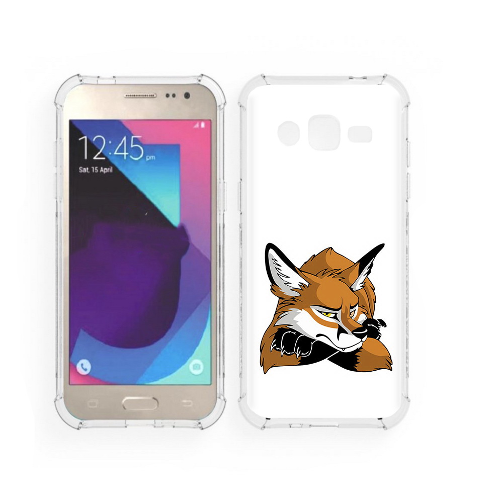 Чехол MyPads Tocco для Samsung Galaxy J2 фокс (PT226924.572.660), Прозрачный, Tocco