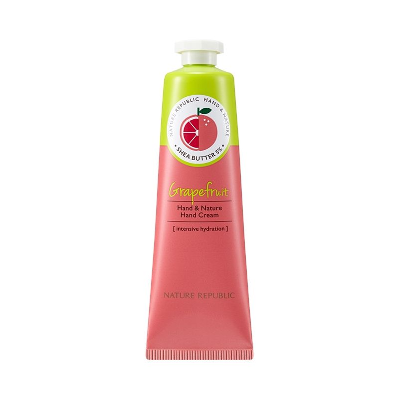 Крем для рук с гейпфрутом NATURE REPUBLIC Hand&Nature Grapefruit Hand Cream 30 мл, крем для рук
Крем для рук с гейпфрутом NATURE REPUBLIC Hand&Nature Grapefruit Hand Cream 30 мл, крем для рук