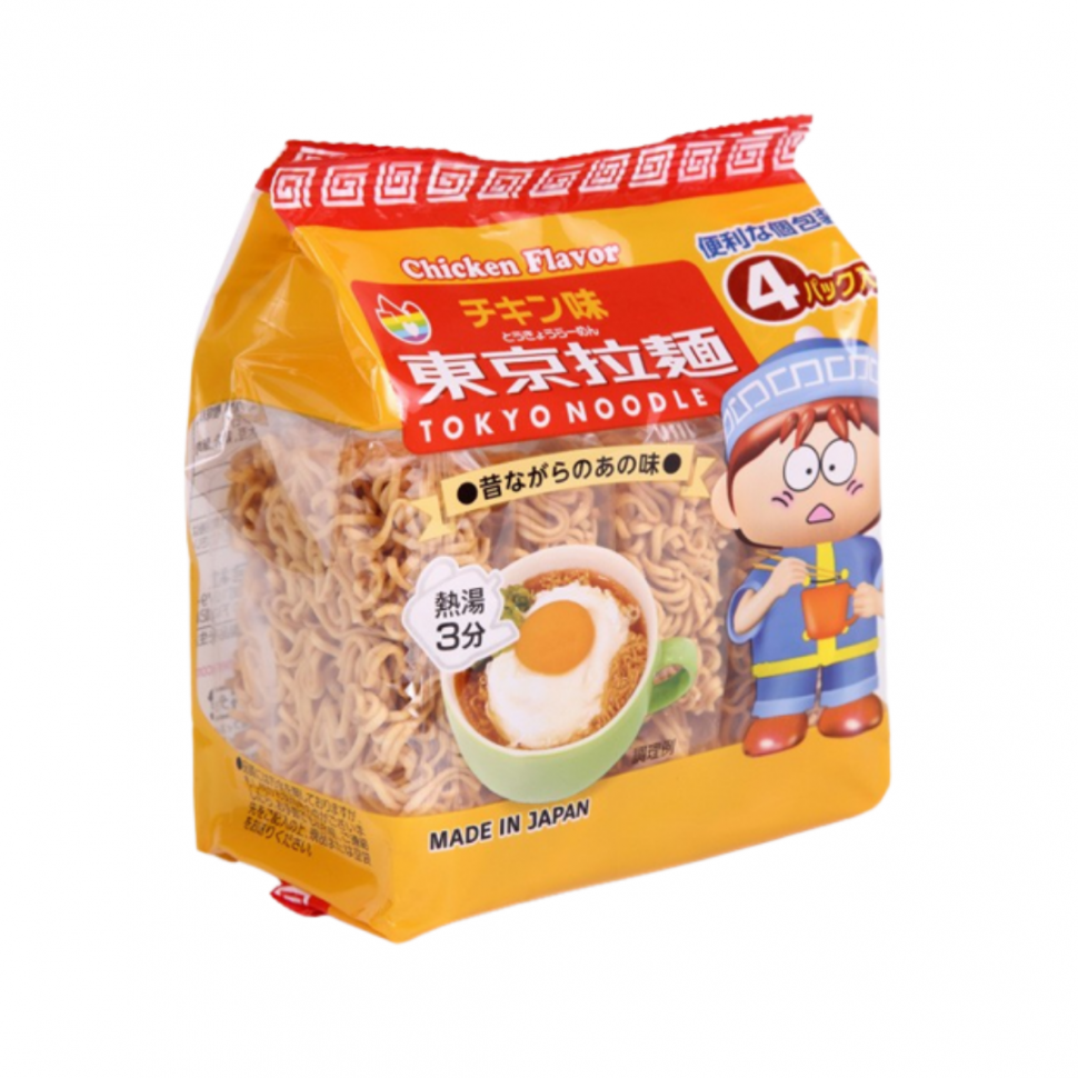 Лапша быстрого приготовления TokyoNoodle с курицей в соевом соусе по-токийски, 120 г, по-токийски
Лапша быстрого приготовления TokyoNoodle с курицей в соевом соусе по-токийски, 120 г, по-токийски