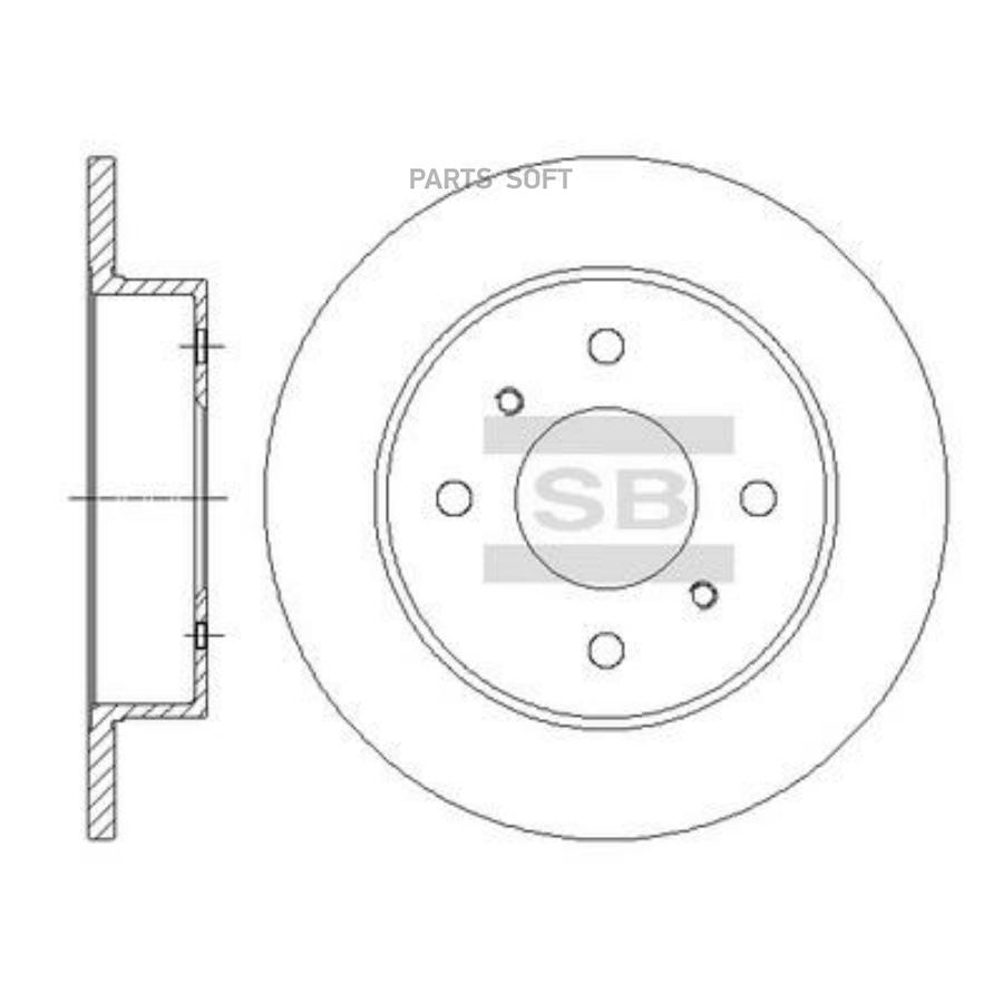 Диск Тормозной Nissan Almera (N16) 00-/Primera (P10/P11) 90-02 Задний Sangsin brake арт. S
Диск Тормозной Nissan Almera (N16) 00-/Primera (P10/P11) 90-02 Задний Sangsin brake арт. S