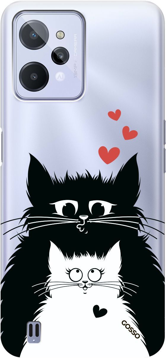 Силиконовый чехол на realme C31 с 3D принтом "Cats in Love" прозрачный, Прозрачный;белый, 1570900
Силиконовый чехол на realme C31 с 3D принтом "Cats in Love" прозрачный, Прозрачный;белый, 1570900