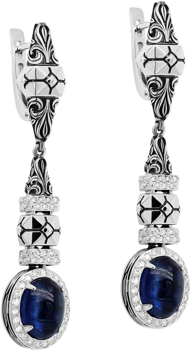 Серьги из белого золота с кианитом/бриллиантом Kabarovsky 12-11364-9889, 12-11364-9889
Серьги из белого золота с кианитом/бриллиантом Kabarovsky 12-11364-9889, 12-11364-9889