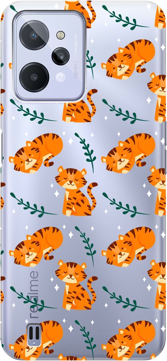 Силиконовый чехол на realme C31 с 3D принтом "Tigers" прозрачный, Прозрачный;бежевый, 1571000
Силиконовый чехол на realme C31 с 3D принтом "Tigers" прозрачный, Прозрачный;бежевый, 1571000