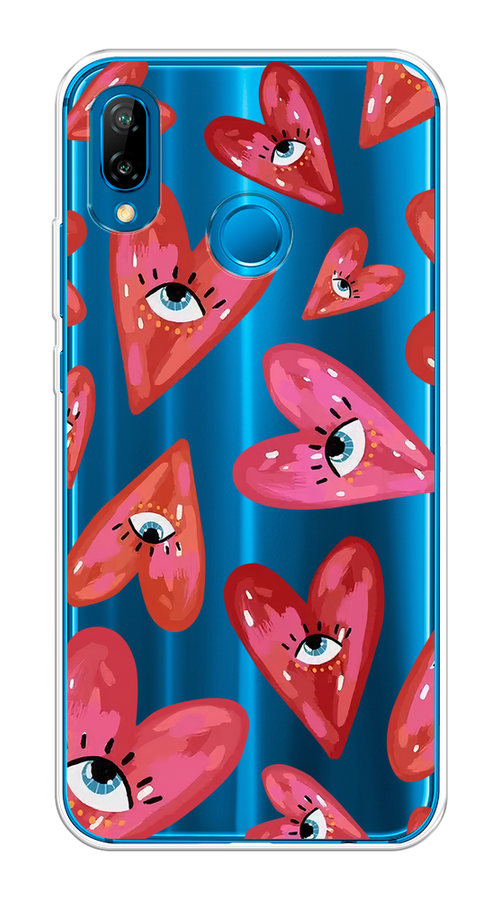 Чехол на Huawei P20 Lite/Nova 3E "Сердечки с глазами", Коричневый;красный;розовый, 65650-1
Чехол на Huawei P20 Lite/Nova 3E "Сердечки с глазами", Коричневый;красный;розовый, 65650-1