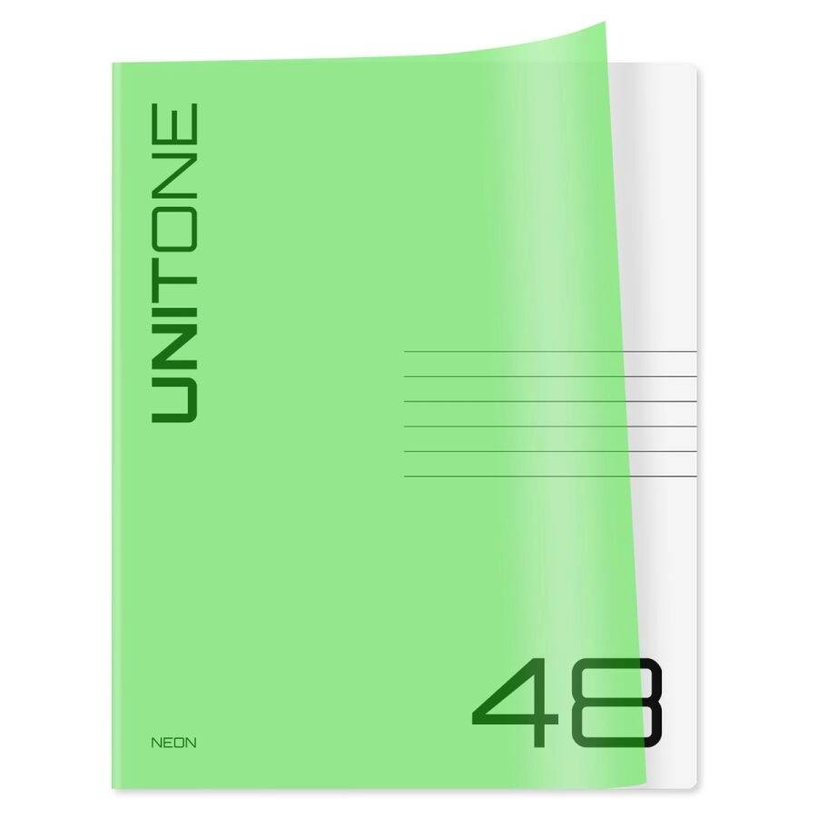 Тетрадь 48л. клетка BG UniTone. Neon, пластиковая обложка, неон салатовый, 8шт.
Тетрадь 48л. клетка BG UniTone. Neon, пластиковая обложка, неон салатовый, 8шт.