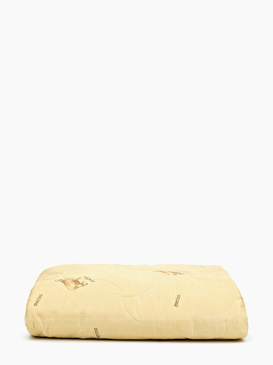 фото Одеяло евро овечья шерсть, пакет с ручкой, 250 гр,чехол полиэстер, артикул эо-05-03 эго