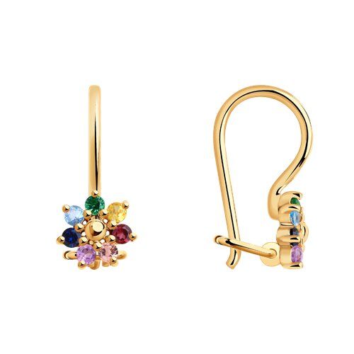 Серьги из золота TEO MAORI 837727382, аметист/родолит/топаз, 837727382 
Серьги из золота TEO MAORI 837727382, аметист/родолит/топаз, 837727382