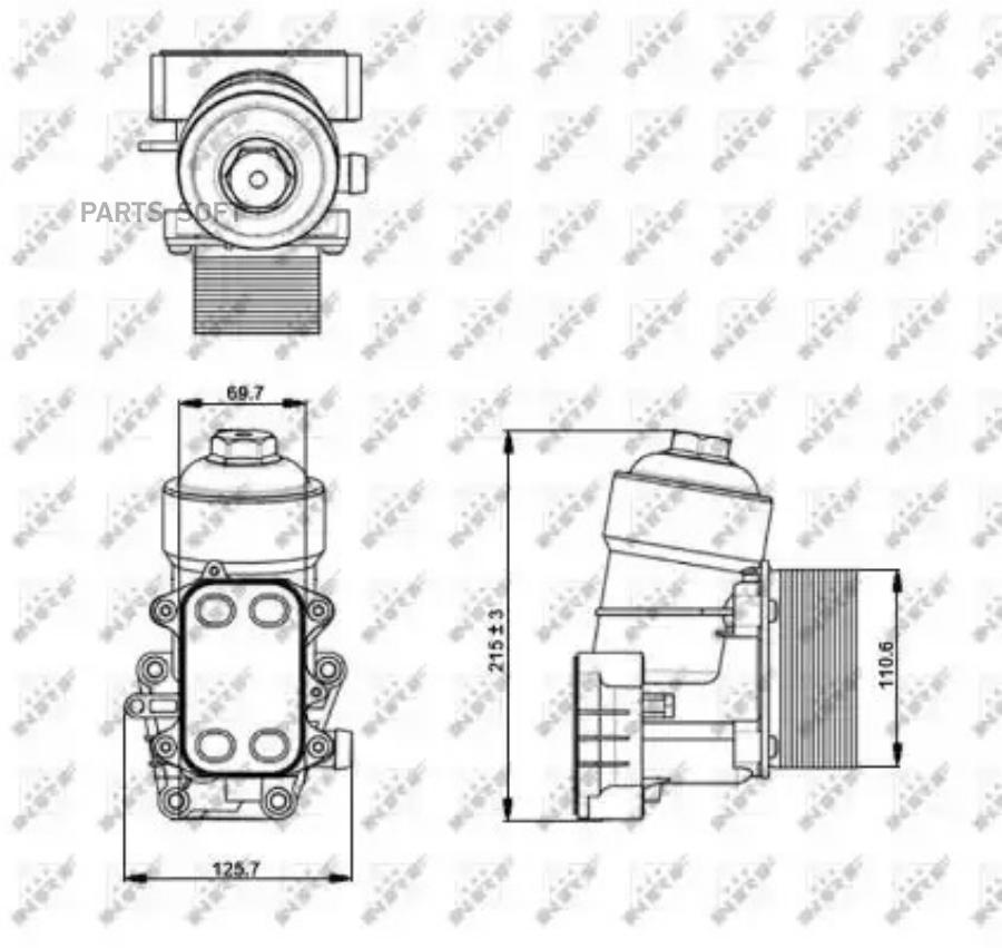 NRF 31355 NRF 31355 радиатор масляный Audi A1/A3/A4/A6/Q3/Q5 07 VW Golf VI/Passat 11 1шт
NRF 31355 NRF 31355 радиатор масляный Audi A1/A3/A4/A6/Q3/Q5 07 VW Golf VI/Passat 11 1шт