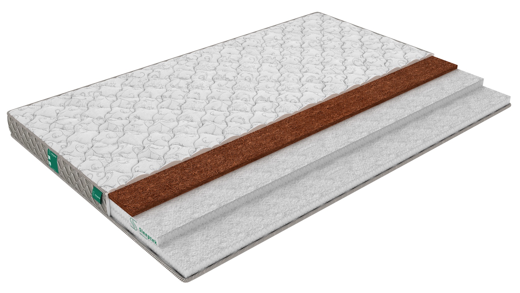 Матрас беспружинный SLEEPTEK Total Cocos1 Strutto6 135х200, высота 8 см., Двусторонний с р 
Матрас беспружинный SLEEPTEK Total Cocos1 Strutto6 135х200, высота 8 см., Двусторонний с р
