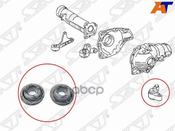 SAT ST-52380-60070B Сайлентблок левой опоры дифференциала Комплект TOYOTA LAND CRUISER 200
SAT ST-52380-60070B Сайлентблок левой опоры дифференциала Комплект TOYOTA LAND CRUISER 200
