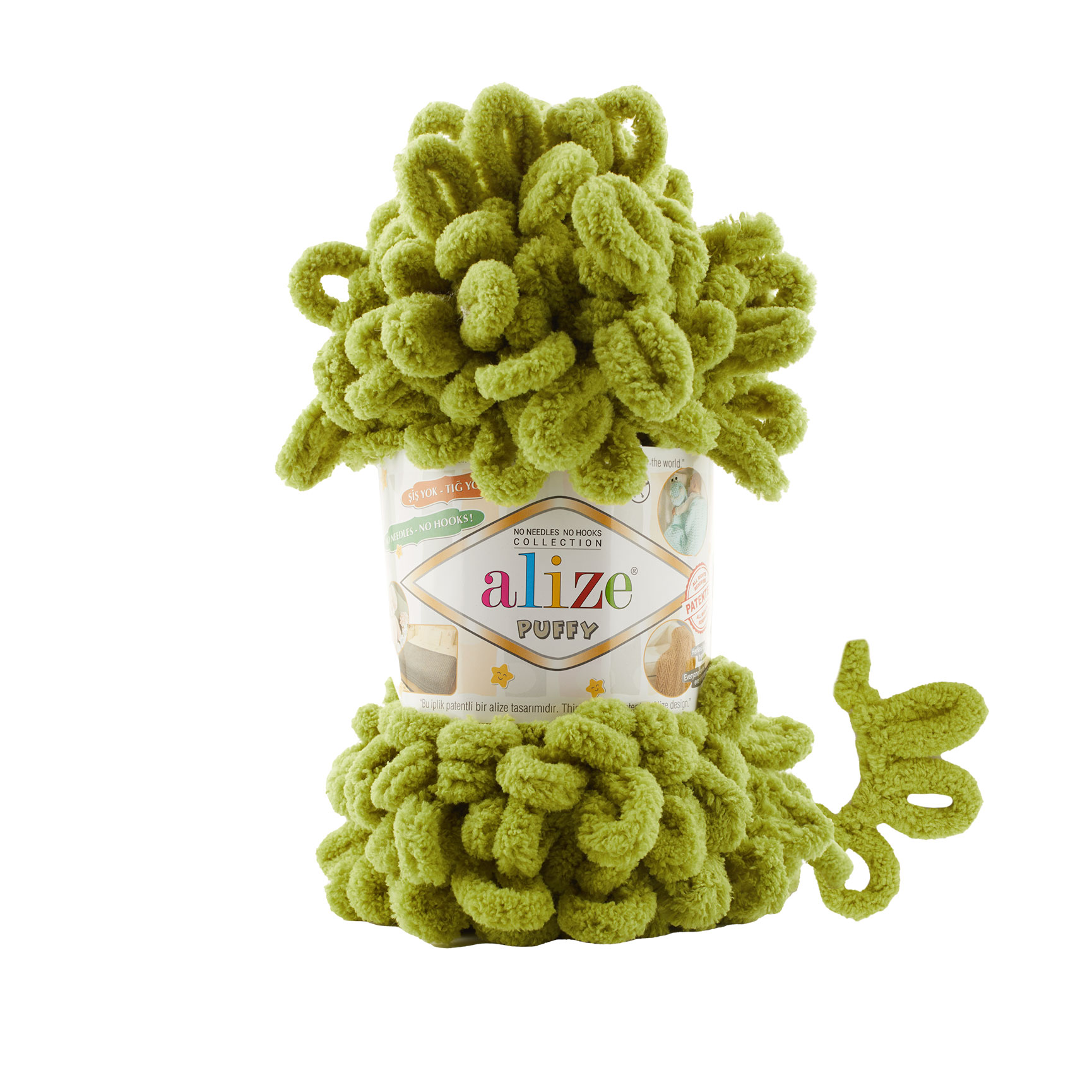 Пряжа Alize Puffy 100% микрополиэстер 9 м/100 гр 11 Фисташковый, 5 мотков, Зеленый, Puffy NL01
Пряжа Alize Puffy 100% микрополиэстер 9 м/100 гр 11 Фисташковый, 5 мотков, Зеленый, Puffy NL01
