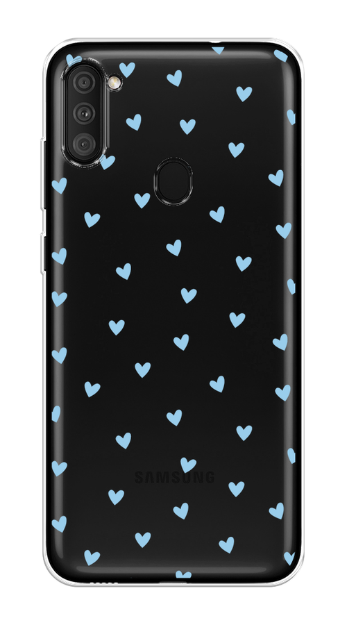 Чехол на Samsung Galaxy A11/M11 "Голубые сердечки паттерн", Голубой;прозрачный, 2100650-1
Чехол на Samsung Galaxy A11/M11 "Голубые сердечки паттерн", Голубой;прозрачный, 2100650-1