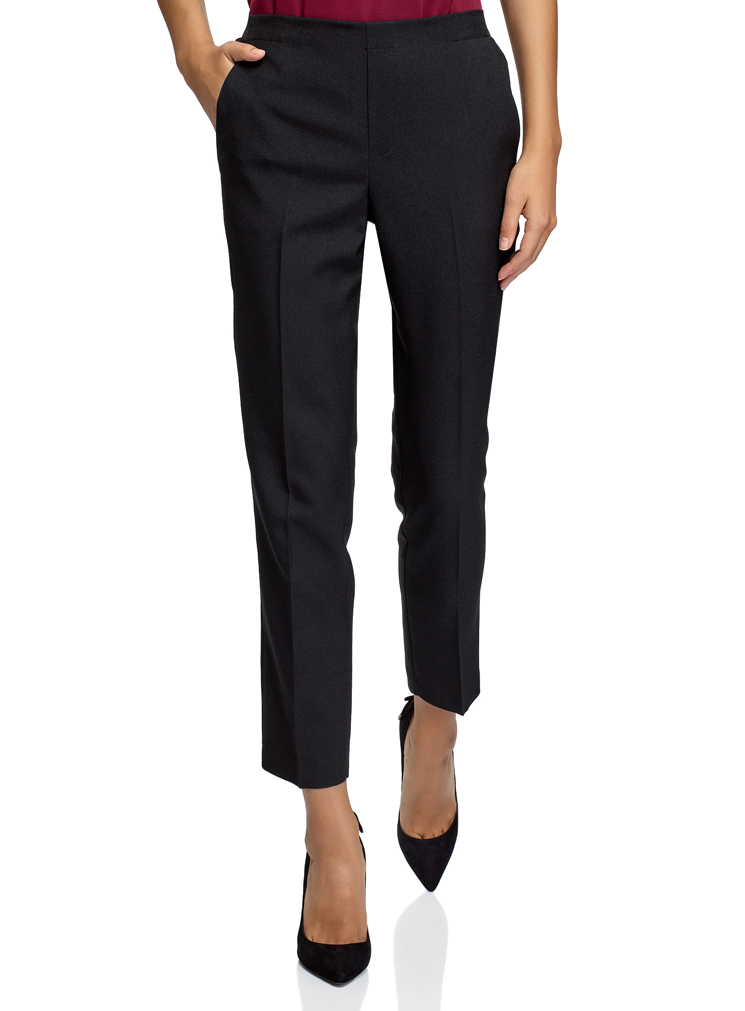 Брюки женские oodji 11706203-9B черные 42 EU, 11706203-9B
Брюки женские oodji 11706203-9B черные 42 EU, 11706203-9B