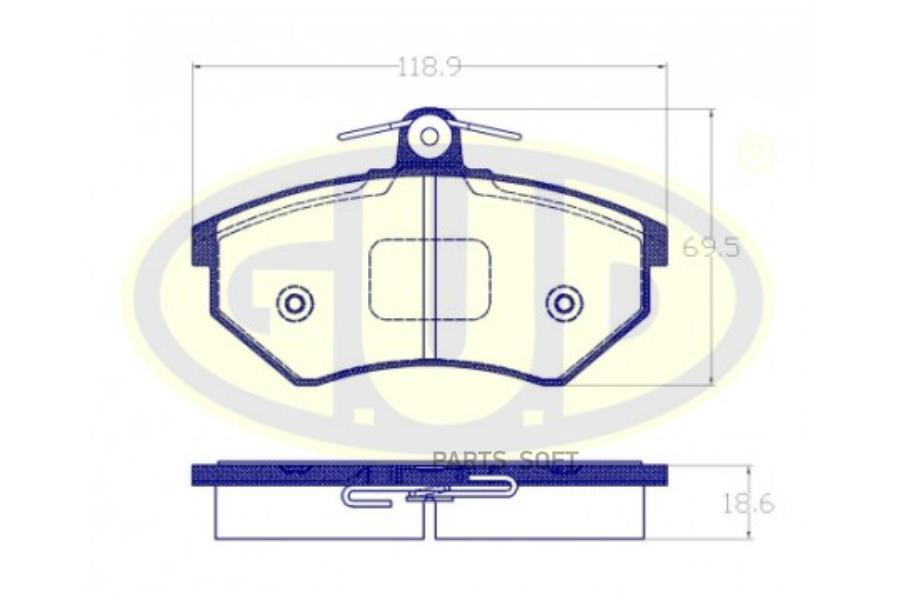 Колодки пер audi 80 1.6-2.0i 91-95. Vw passat 1.6-1.9d 89 толщ 18,6 мм 1шт GUD GBP013440
Колодки пер audi 80 1.6-2.0i 91-95. Vw passat 1.6-1.9d 89 толщ 18,6 мм 1шт GUD GBP013440