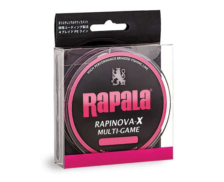 фото Леска плетеная rapala rapinova-x multi game 0,6 мм, 150 м, 6,3 кг