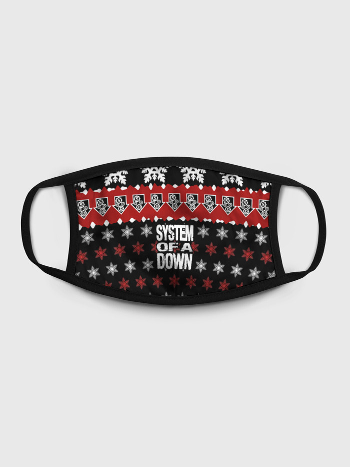 Многоразовая маска унисекс Burnettie Праздничный System Of A Down, Разноцветный, Праздничный System Of A Down
Многоразовая маска унисекс Burnettie Праздничный System Of A Down, Разноцветный, Праздничный System Of A Down