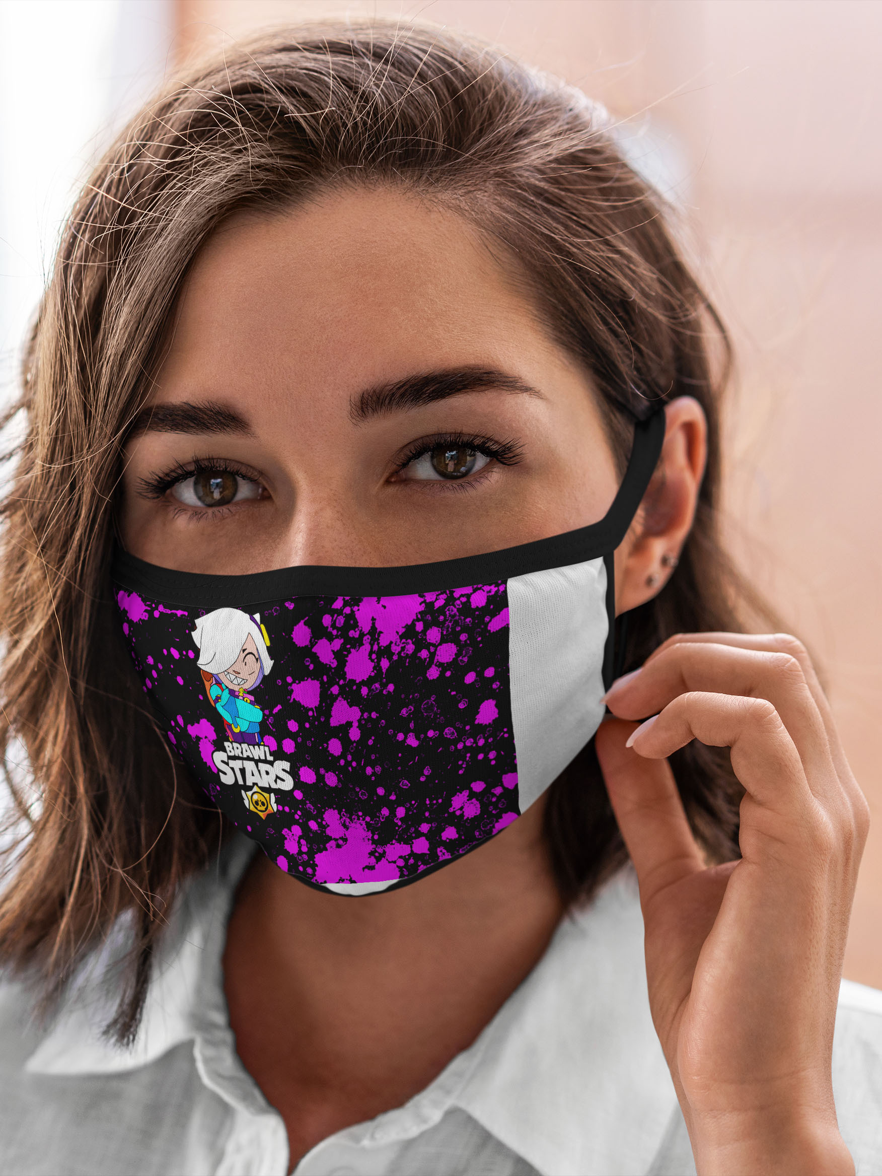Многоразовая маска унисекс Burnettie Brawl Stars Stars/Колетта, Разноцветный, Brawl Stars Stars/Колетта 
Многоразовая маска унисекс Burnettie Brawl Stars Stars/Колетта, Разноцветный, Brawl Stars Stars/Колетта