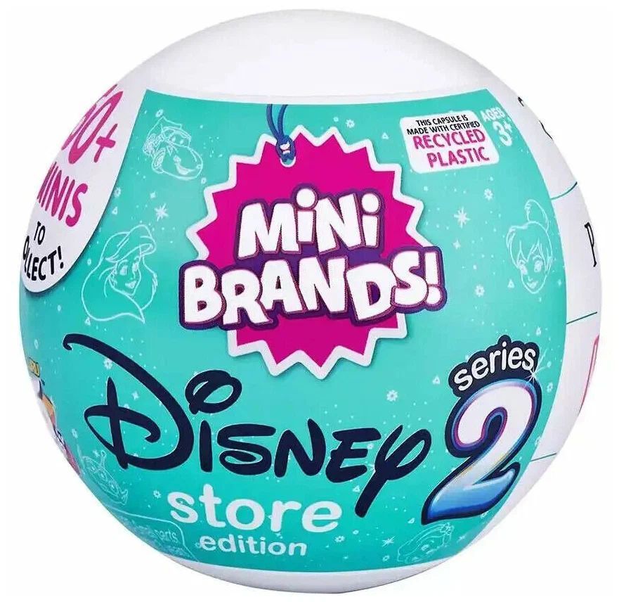 Игрушка сюрприз toys mini brand 5 Surprice в непрозрачной упаковке Disney 2 series, Бирюзовый, 5
Игрушка сюрприз toys mini brand 5 Surprice в непрозрачной упаковке Disney 2 series, Бирюзовый, 5