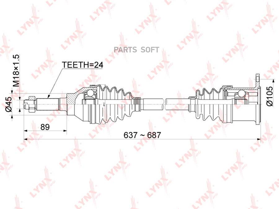 LYNXAUTO 'CD1143 Привод в сборе лев.SUZUKI SX4 1.6-2.0 MT 06-14, FIAT Sedici 1.6-1.9D MT 0
LYNXAUTO 'CD1143 Привод в сборе лев.SUZUKI SX4 1.6-2.0 MT 06-14, FIAT Sedici 1.6-1.9D MT 0