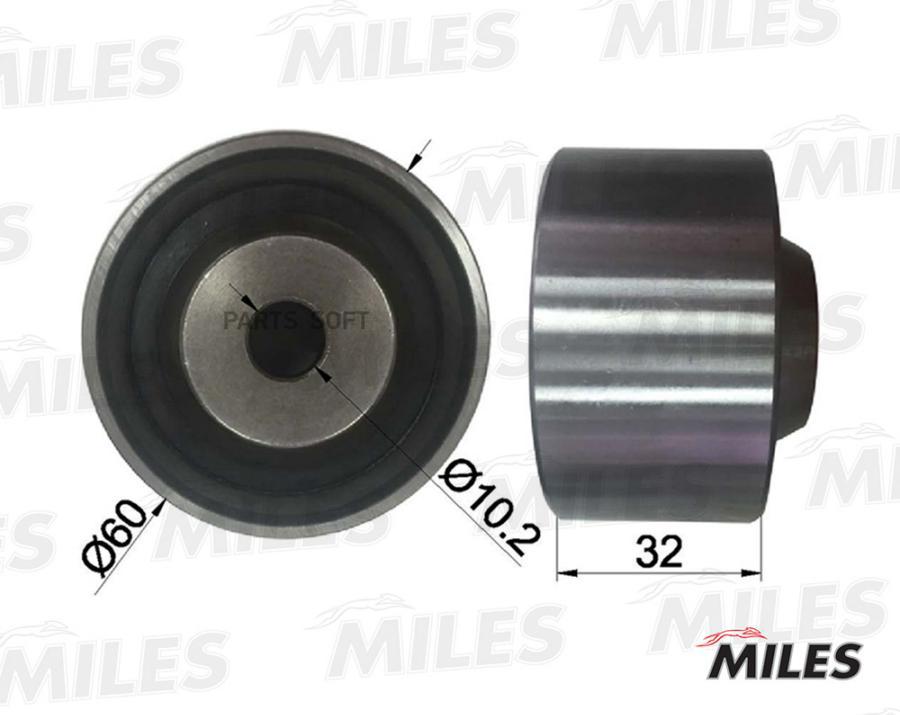 MILES AG02013 Ролик ремня ГРМ MITSUBISHI GALANT/HYUNDAI SANTA FE/SONATA 1.6-2.4 (INA 53200
MILES AG02013 Ролик ремня ГРМ MITSUBISHI GALANT/HYUNDAI SANTA FE/SONATA 1.6-2.4 (INA 53200