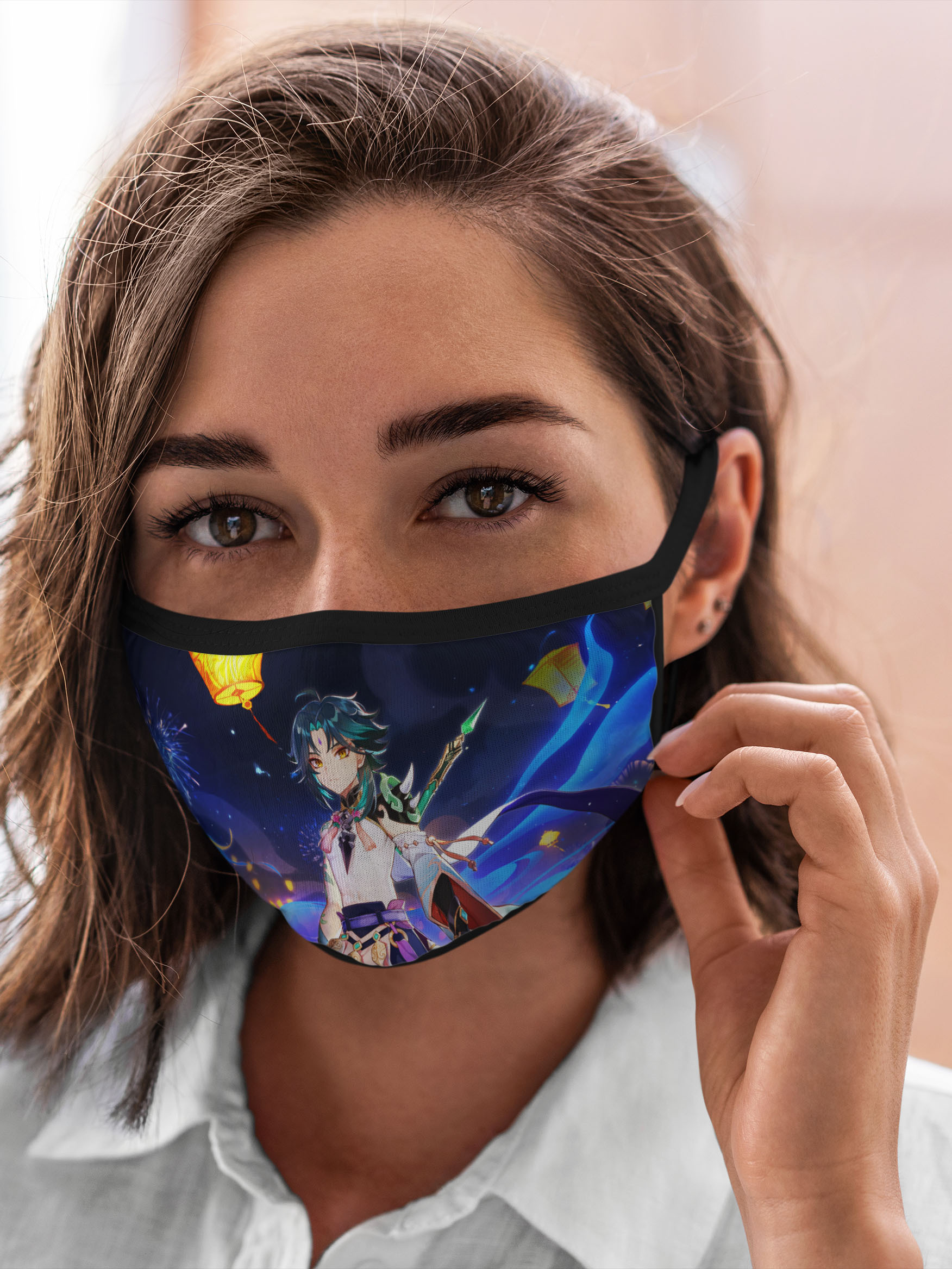 Многоразовая маска унисекс Burnettie Genshin Impact Сяо, Разноцветный, Genshin Impact Сяо
Многоразовая маска унисекс Burnettie Genshin Impact Сяо, Разноцветный, Genshin Impact Сяо