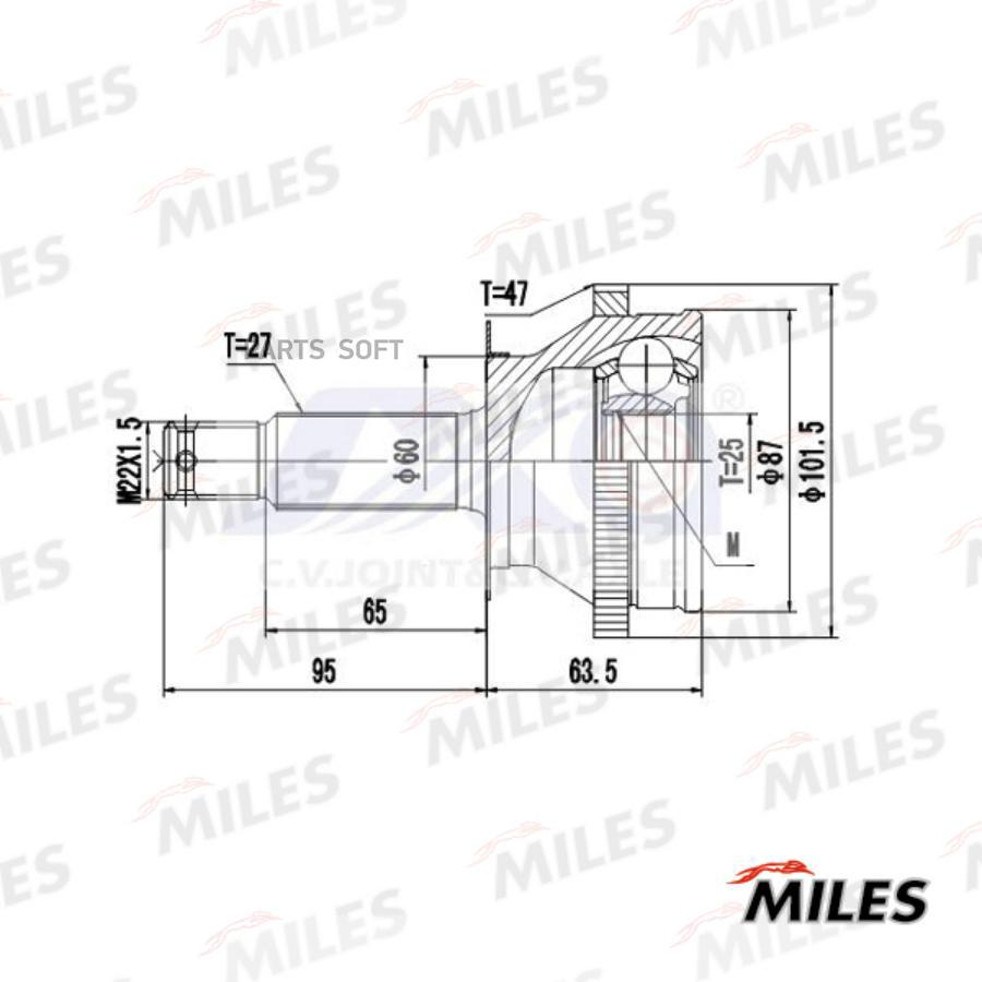 Miles Ga20597 Шрус Miles Ga20597 Шрус Hyundai Sonata Ef Iv/Trajet/Kia Magentis 2.0-2.7 98-
Miles Ga20597 Шрус Miles Ga20597 Шрус Hyundai Sonata Ef Iv/Trajet/Kia Magentis 2.0-2.7 98-