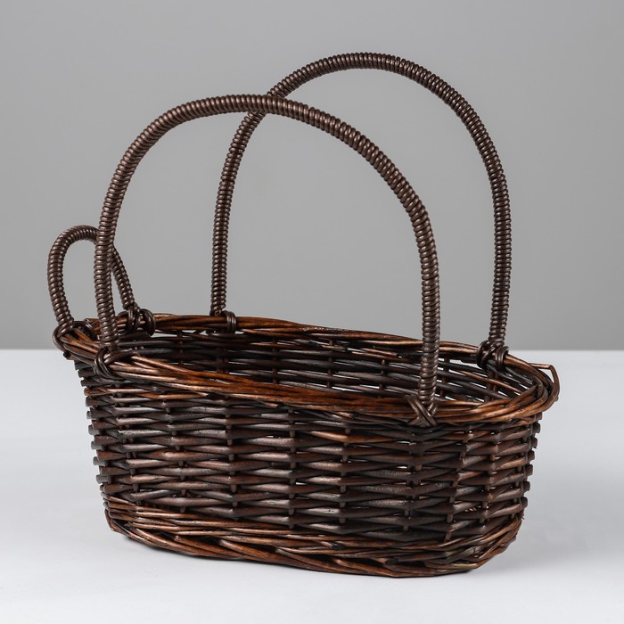 Корзина 27 х 16 х 10/26 см, лоза, Коричневый
Корзина 27 х 16 х 10/26 см, лоза, Коричневый