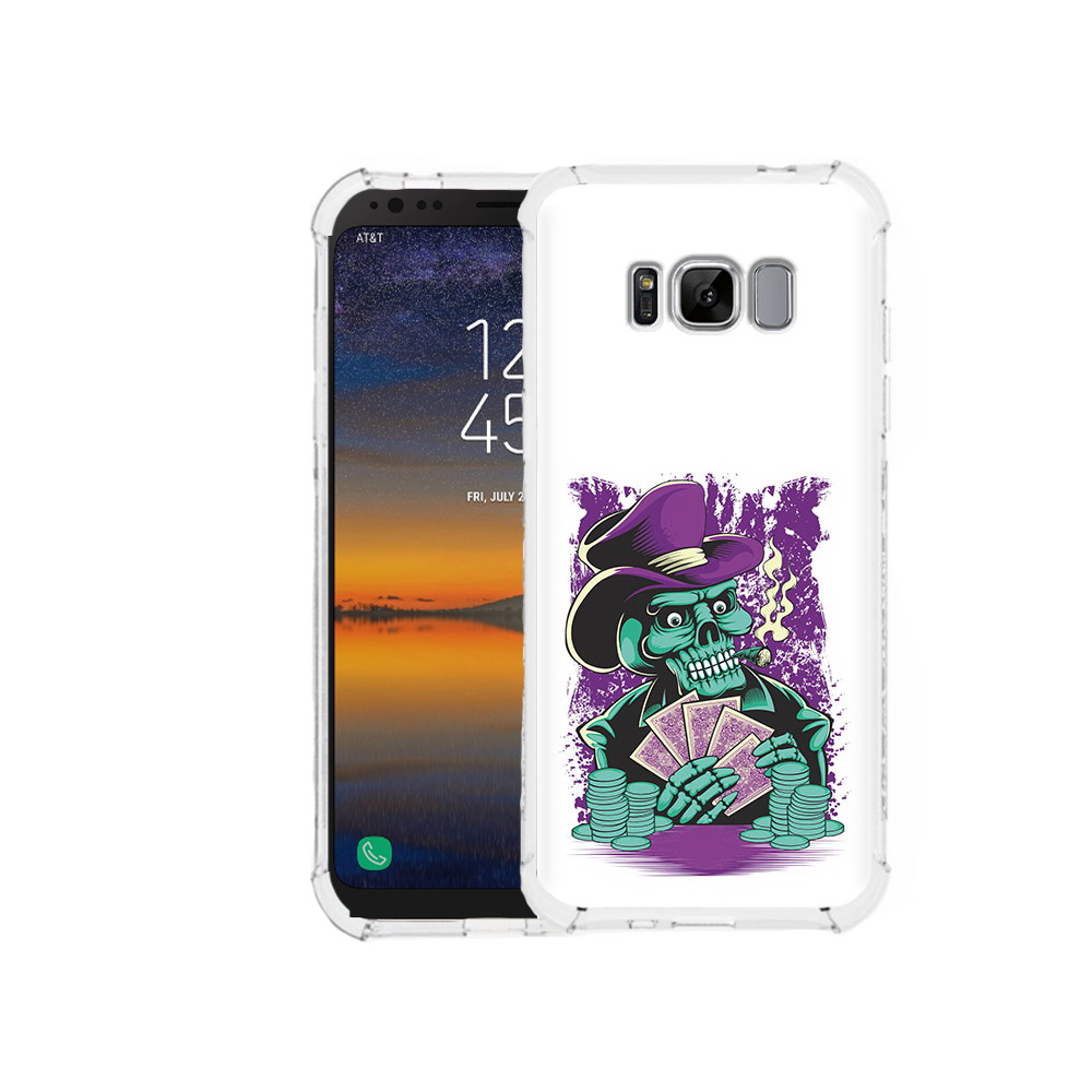 Чехол MyPads Tocco для Samsung Galaxy S8 зеленый череп с картами (PT107395.590.361), Прозрачный, Tocco
Чехол MyPads Tocco для Samsung Galaxy S8 зеленый череп с картами (PT107395.590.361), Прозрачный, Tocco
