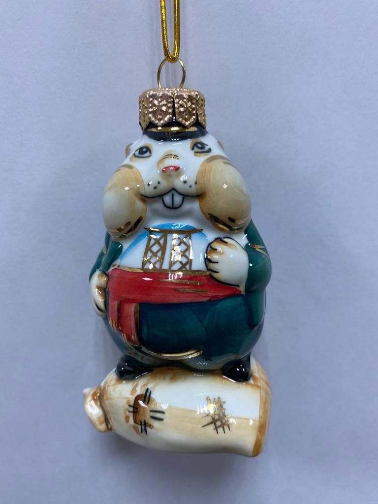 Елочная игрушка Хомяк большой, Лефортовский фарфор, 1 шт, 101854383994, Разноцветный, Хомяк большой, фарфор
Елочная игрушка Хомяк большой, Лефортовский фарфор, 1 шт, 101854383994, Разноцветный, Хомяк большой, фарфор