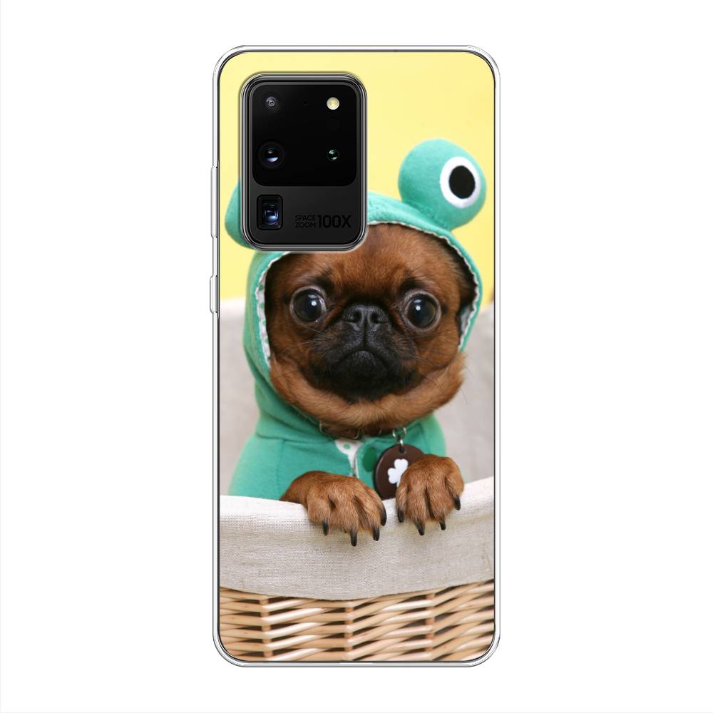 Чехол для Samsung Galaxy S20 Ultra "Собачка в шапке лягушки", Коричневый;желтый;голубой, 29450-1
Чехол для Samsung Galaxy S20 Ultra "Собачка в шапке лягушки", Коричневый;желтый;голубой, 29450-1