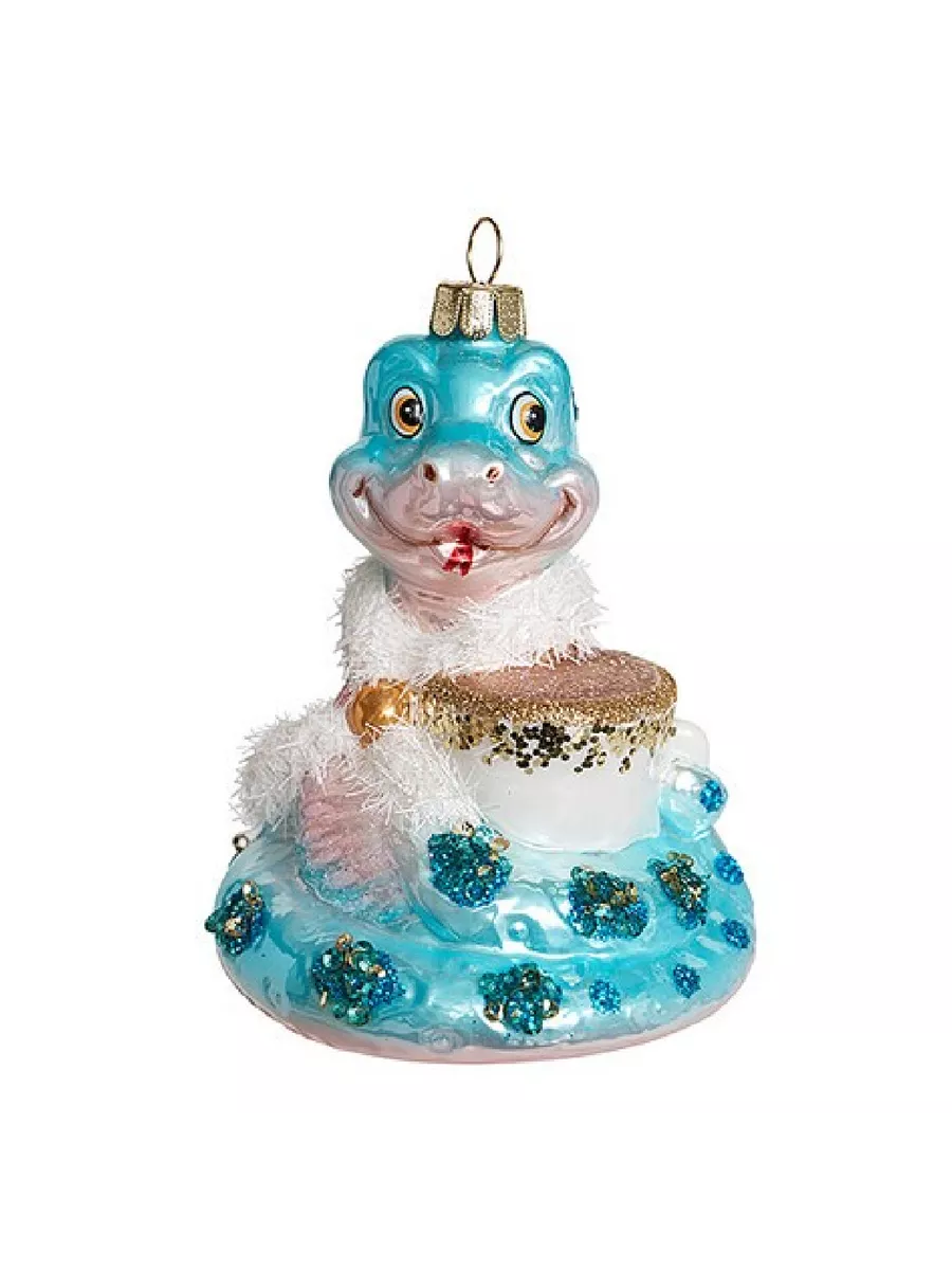 Елочная игрушка Змея Кофейный гурман 11см, стекло, 1 шт, 103082684891, Разноцветный, Игрушка на елку Змея "Кофейный гурман" 11см голубая
Елочная игрушка Змея Кофейный гурман 11см, стекло, 1 шт, 103082684891, Разноцветный, Игрушка на елку Змея "Кофейный гурман" 11см голубая