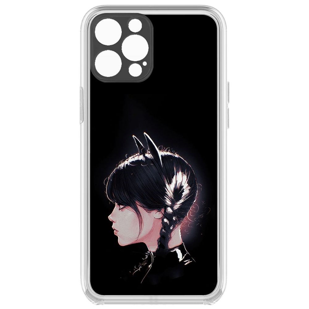 Чехол-накладка Уэнсдей Аддамс - Кошка Уэнсдей для iPhone 12 Pro с защитой камеры, Прозрачный
Чехол-накладка Уэнсдей Аддамс - Кошка Уэнсдей для iPhone 12 Pro с защитой камеры, Прозрачный